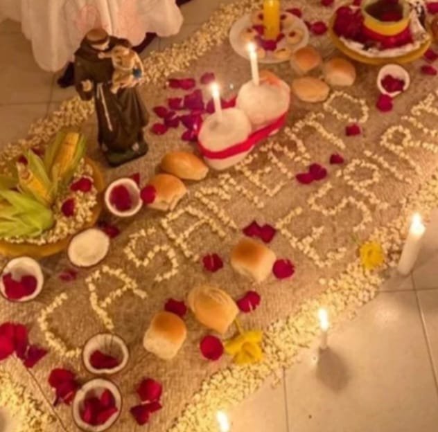 Trabalhos espirituais no altar